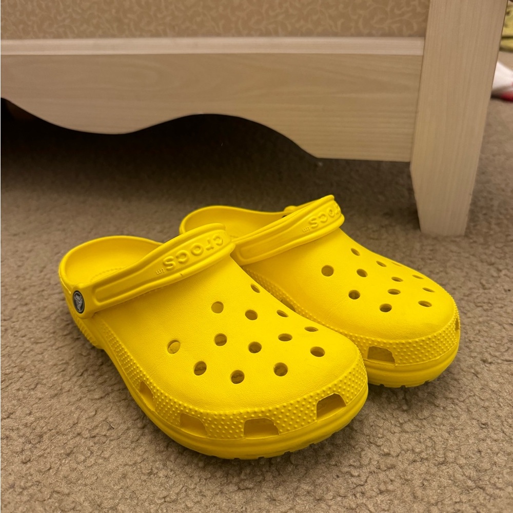 Crocs Yellow Clogs